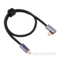 USB C à USB C à 90 degrés Design